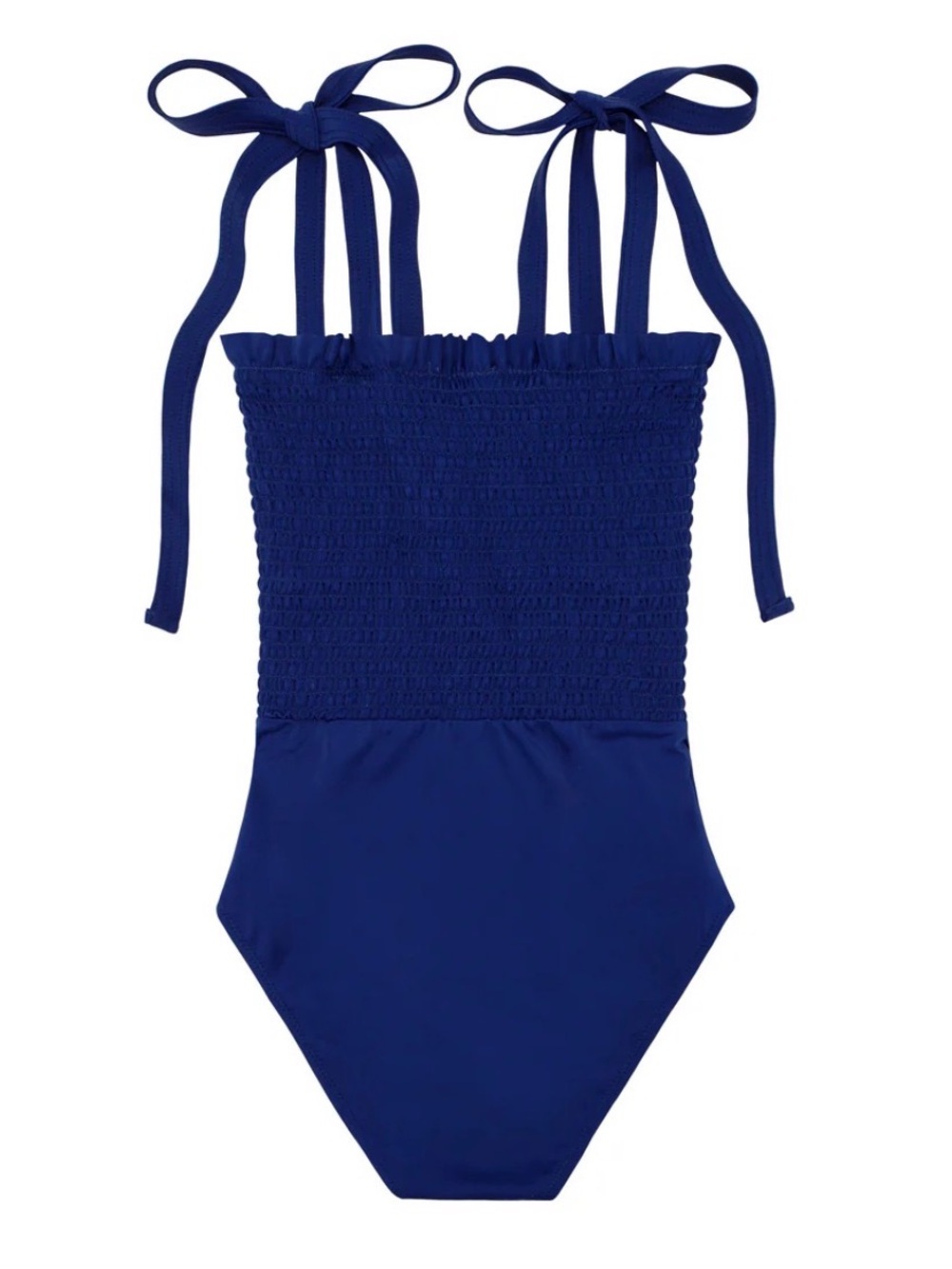 Minnow Women’s Smocked One Piece Swimsuit Navy size Large